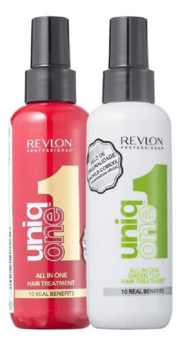 Kit Revlon Professional Uniq All In One Green Tea 2 Produtos