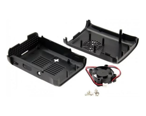 Case Acrílico Con Ventilador Para Raspberry Pi 3