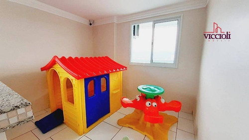 Apartamento Com 1 Dormitório À Venda, 38 M² Por R$ 205.000,00 - Boqueirão - Praia Grande/sp - Ap2136