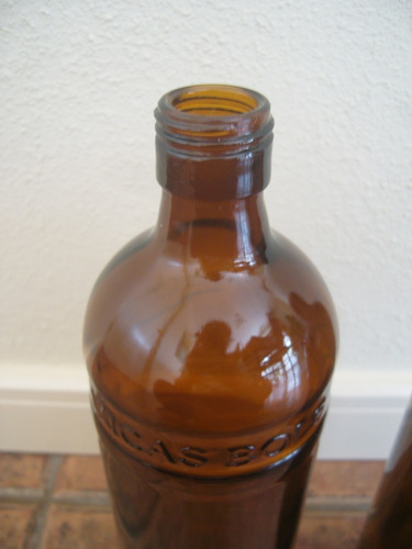 Dos Antiguas Botellas Vacías Licor Lucas Bols - Impecables (Usado)