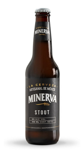 Imagen 1 de 1 de Cerveza Minerva Oscura Stout 1 Pieza 355ml