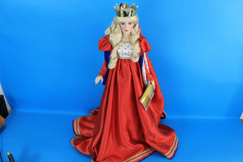 The Queen Of Hearts Franklin Heirloom Dolls 1989 (Usado)
