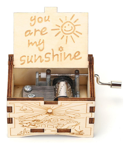 You Are My Sunshine-caja De Música Con Patrón De Grabado De