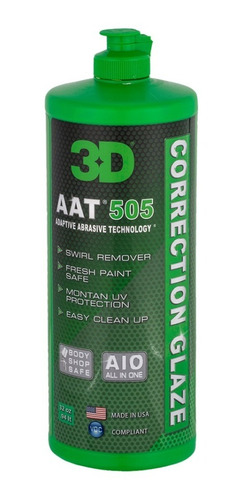 3d Aat Correction Glaze 505 Compuesto De Pulido Y Sellado