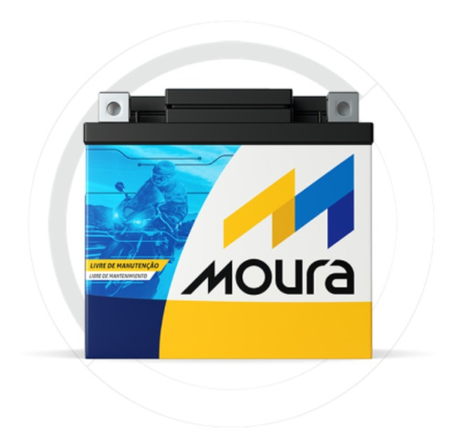 Bateria Para Moto Moura 5a Titan/fan/biz/bros/fazer Original