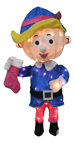 Rudolph El Reno De Nariz Roja Navidad 24 Pulgadas 3d Hermey 