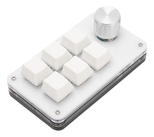 Teclado Mecânico De 6 Teclas, Botão De Uma Mão, Plugue Com F