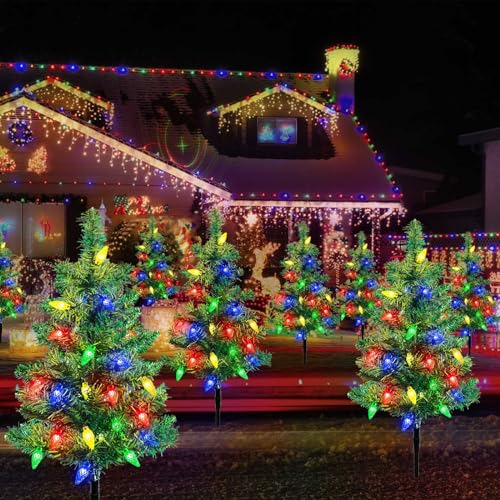 Luces Solares Navidad Decoración Exterior 80 Led C6 Patio Ja