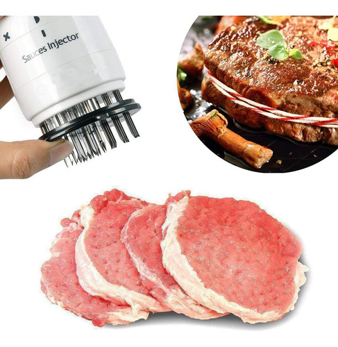 Inyector De Salsa, Inyector De Adobo Para Carne Con Acero In