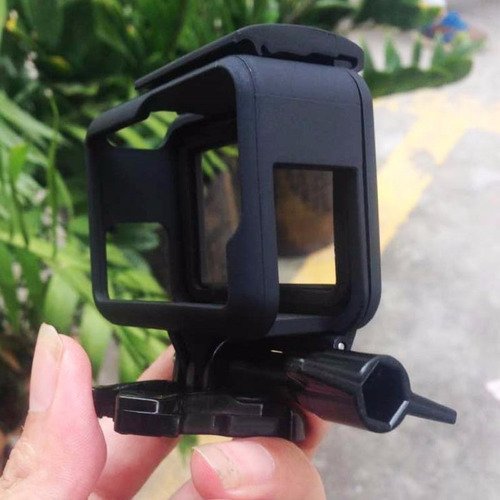 Suporte Armação Moldura Frame Aberta Goprohero 5 6 E 7 Black