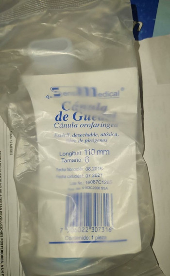Canulas De Guedel 6 Pzas Rusch Con Estuche | MercadoLibre.com.mx