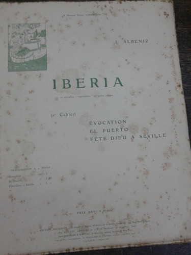 Imagen 2 de 6 de Iberia * J. Albeniz * Para Piano *