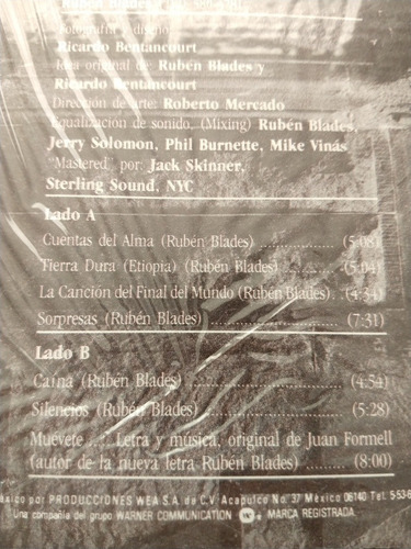 Rubén Blades Y Seis Del Solar Escenas Fania (Usado)