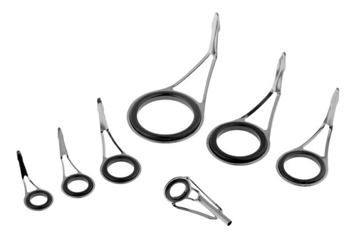 Single Leg Silver Frame Black Ring