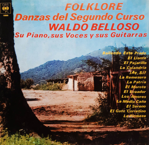 Waldo Belloso - Danzas Del Segundo Curso Lp (Usado)