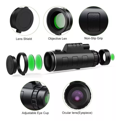 Monocular Zoom 40x60 Largo Alcance Monoculares Potente Bak-4