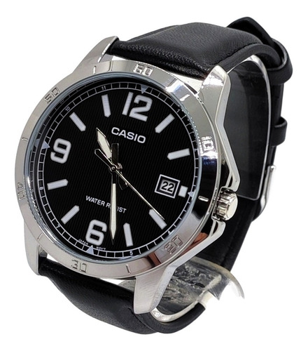 Imagen 4 de 8 de Reloj Casio Original Cuero Mtp-v004l-1b