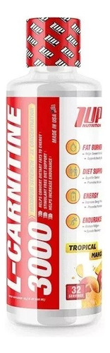 L Carnitina Liquida 3000mg - 1up Nutrition - Sabor Mango 