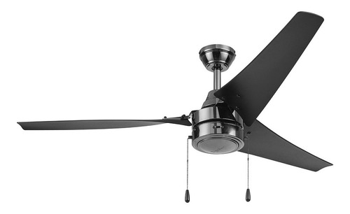 Ventilador De Techo Fenix Led 3 Aspas Gunmetal 52pul Coolfan