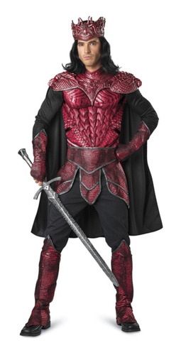 Disfraz Rey Guerrero Dragón De Caballero Halloween Deluxe Costume