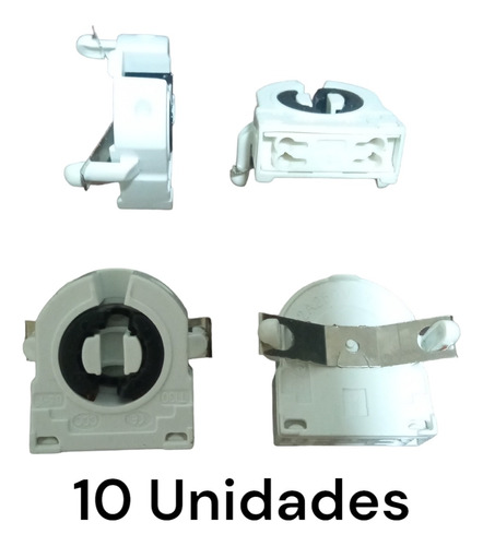 Socate Para Lámpara Especular T8 Presión Seguridad (5 Pares)