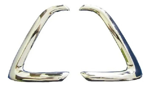 Imagen 1 de 4 de Moldura Cromada P/rejilla Parachoqu Toyota Hilux 2016 - 2019