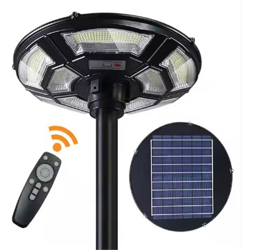 Lámpara Reflector Led Solar 500w Ovni Jardin Parque Garantía