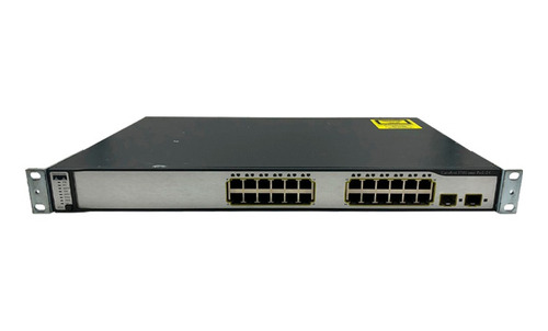 Switch Cisco Catalyst 3750 Series 24 Portas Poe 10/100 (Recondicionado)