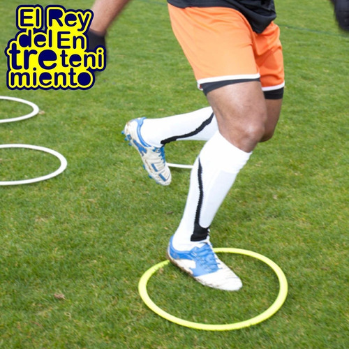 Imagen 4 de 6 de Aro Deportivo 60cm Entrenamiento Coordinación Fútbol El Rey