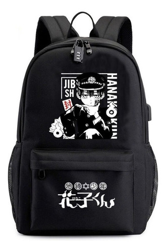 Mochila Bandolera Hanako Kun De Anime, Encuadernada En El Ba