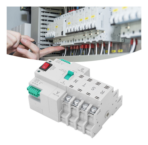 ¡ Interruptor De Transferencia Automática Dual Power 4p Din