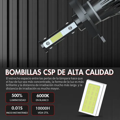 Kit De Faros Delanteros Csp Led Canbus 9003 H4 - 16000lm