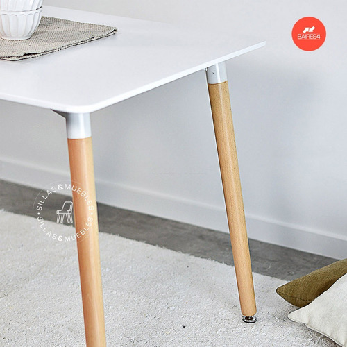 Imagen 4 de 6 de Mesa De Comedor Eames 140x80 Cm | Contado