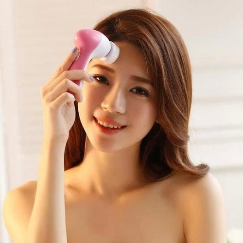 Imagem 5 de 9 de Massageador Sem Fio Beleza Facial/corporal Com 5 Acessórios
