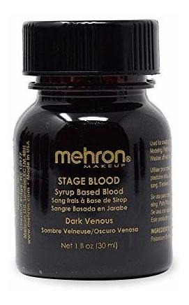 Mehron Maquillaje De Teatro Blood (1 Onza) (dark Venosa).