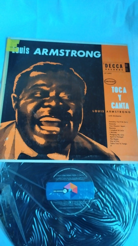 Louis Armstrong Toca Y Canta Disco De Vinil Original 