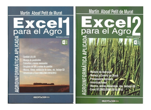 Petit De Murat: Excel Para Agro 1 Y 2