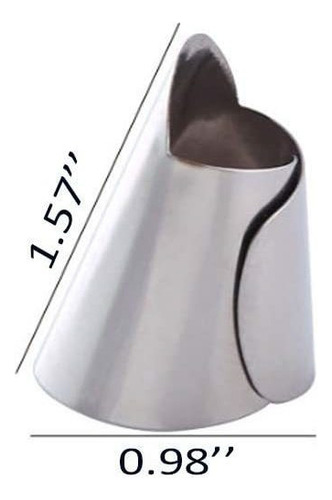 6 Protectores De Dedos, Pelador De Pulgar, Acero Inoxidable.