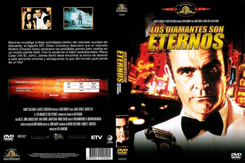 Los Diamantes Son Eternos- Sean Conner - James Bond Dvd