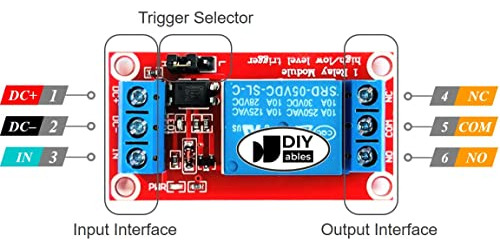 Módulo De Relé Diyables De 3 Piezas Para Arduino, Esp32, Esp