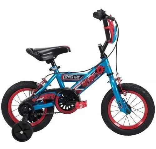Bicicleta infantil infantil Huffy Marvel Spider Man R12 frenos
