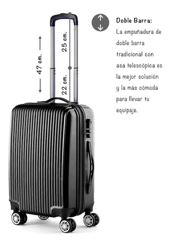 Imagen 5 de 10 de Valija Chica Cabina Carry On Low Cost