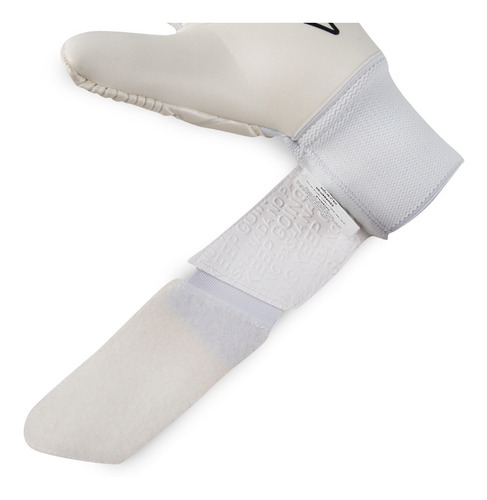 Imagen 4 de 6 de Guante De Portero Rinat Meta Gk Spine Semi Blanco Plata