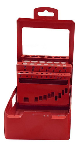 Organizador De Puntas De Taladro, Caja De 1 A 13 Mm