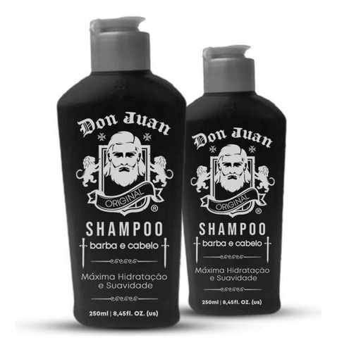  Shampoo Don Juan Original 250 Ml - Kit Com 02 Unidades