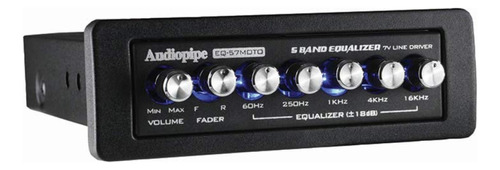 Audiopipe Eq-57moto - Ecualizador Gráfico De Audio De Coch.