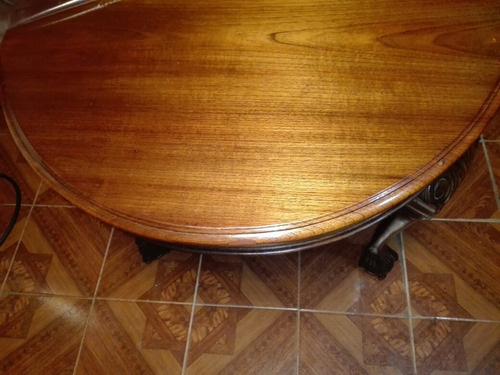 Mesa De Cedro Extensible Chipendale Imaculada 180 Por 105