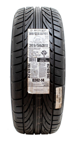 Llanta 205/50r17 Dunlop Direzza Dot 1412 (1 Llanta)