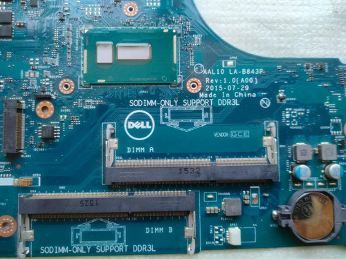 Motherboard Para Dell Inspiron 15 5558 Intel Core I7-5500u