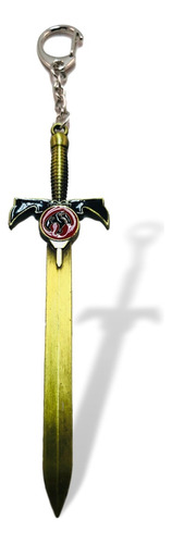 Llavero Espada Augurio Leono Thundercats Acero Retro Color Dorado